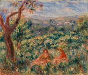 横向き 作： Pierre Auguste Renoir